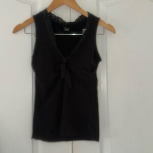 Black Sleeveless Top